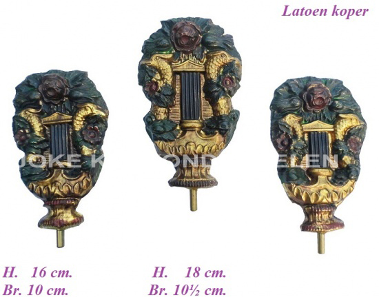 = 3 Schildjes Friese staartklok =31670