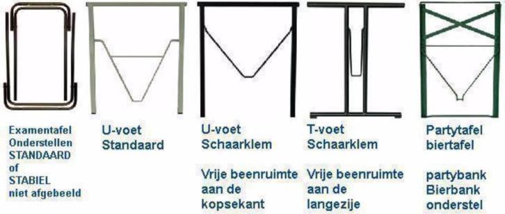 10% KORTING Biertafel onderstel bierbankonderstel Klaptafelframe - nr. 1