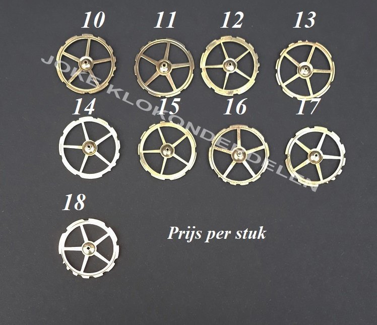 = Sluitrad = Franse pendule / regulateur =42459 - Afbeelding 2