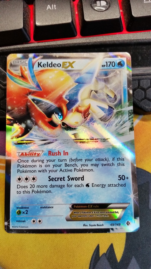 Keldeo EX 49/149 BW Boundaries Crossed - nr. 1
