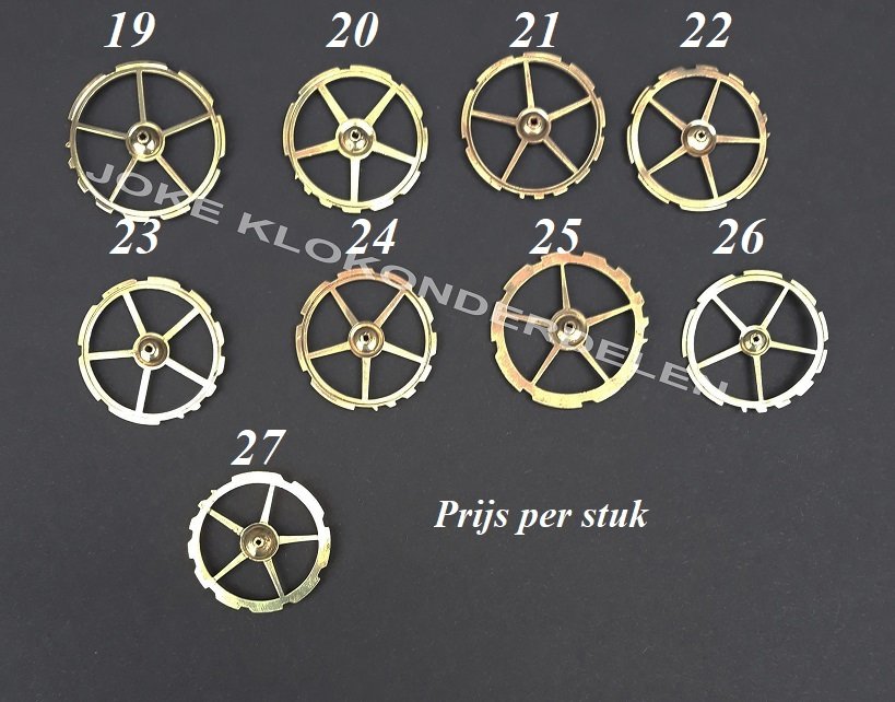 = Sluitrad = Franse pendule / regulateur =42460 - Afbeelding 2