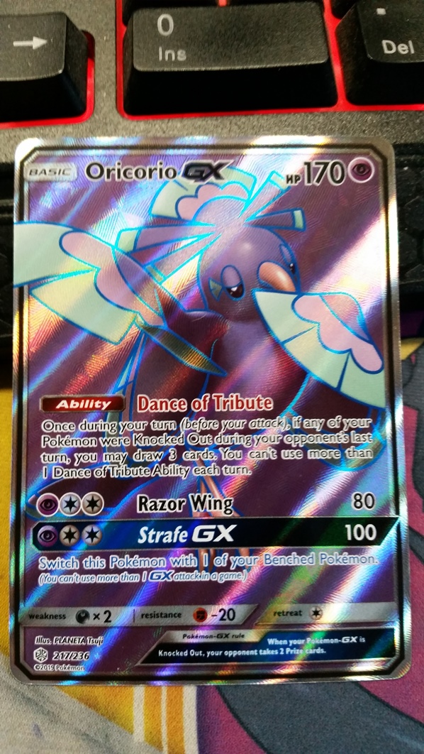 Oricorio GX (Full Art) 217/236 SM Cosmic Eclipse - nr. 1