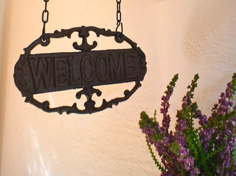 Uithangbordje-Welcome - gietijzer-welkom-gevelbord - Afbeelding 2