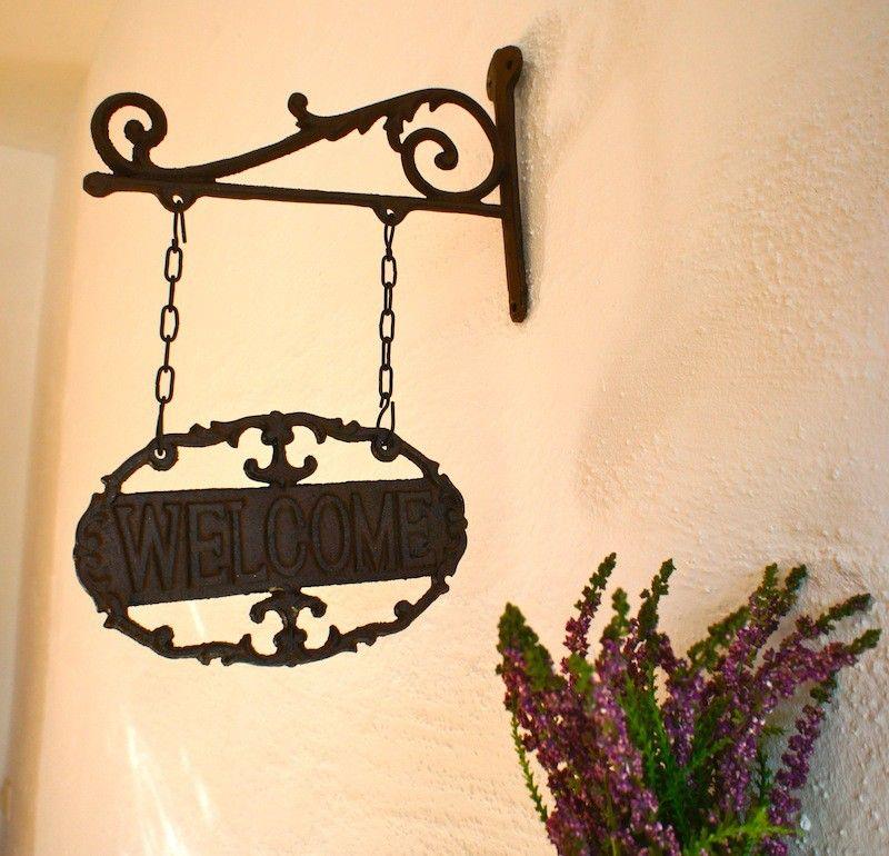 Uithangbordje-Welcome - gietijzer-welkom-gevelbord - Afbeelding 3