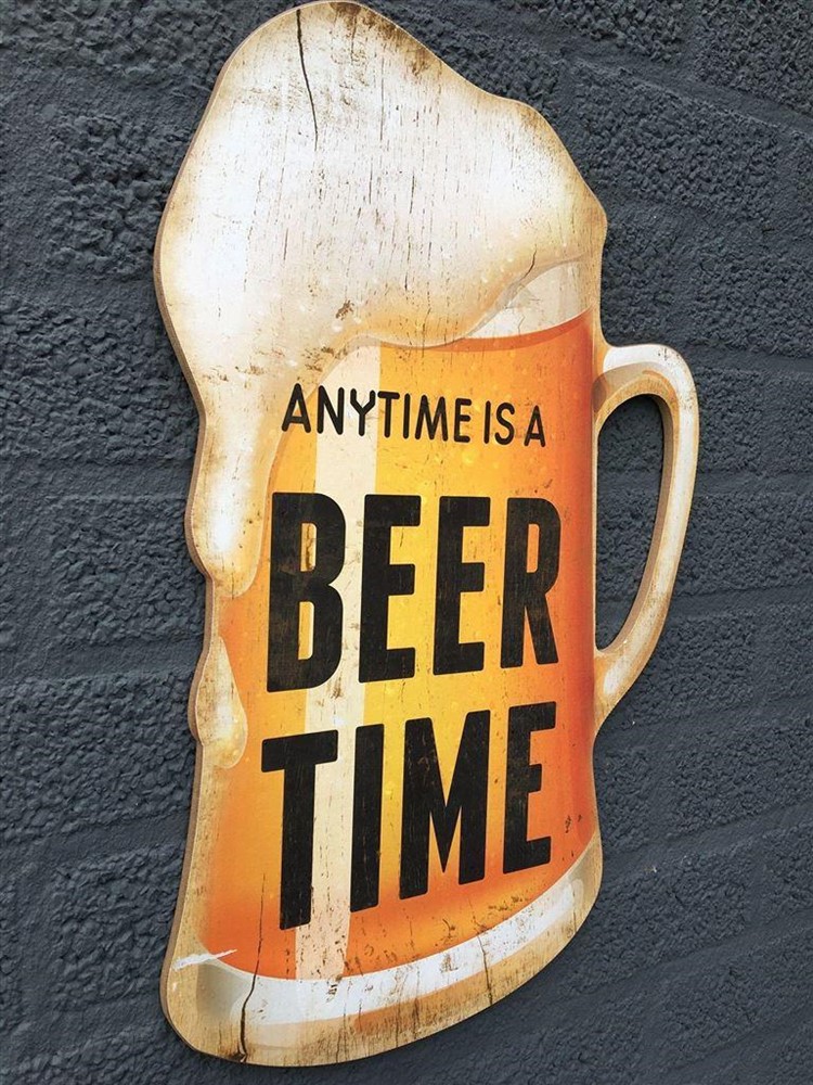 Wandbord bierpul met tekst-anytime is a BEER TIME-bier - Afbeelding 5