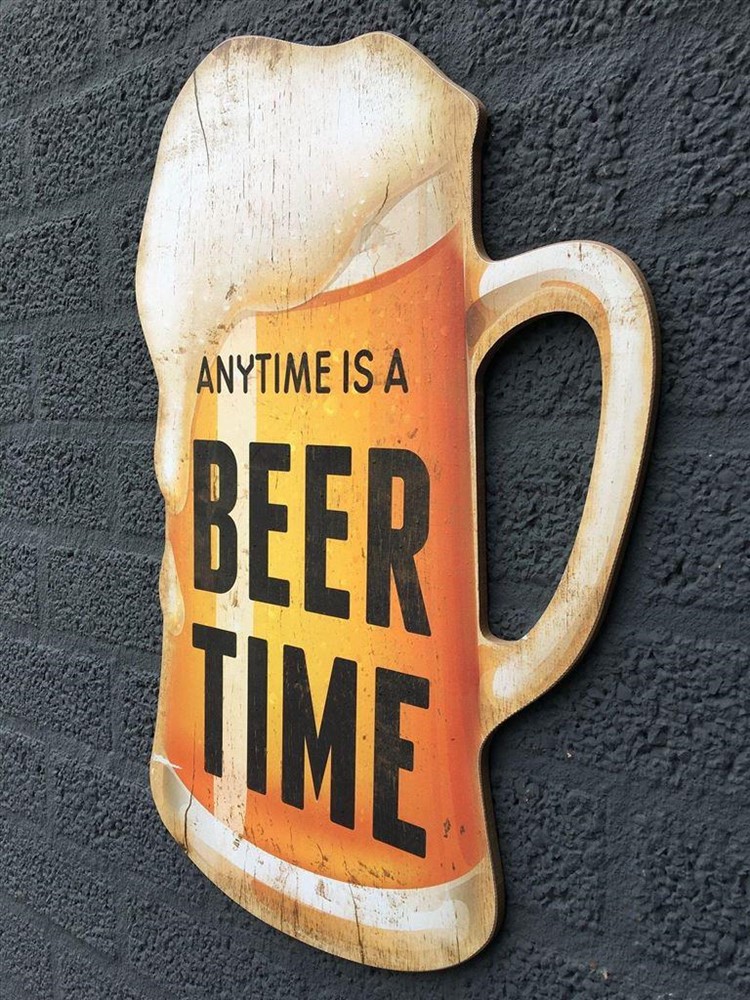 Wandbord bierpul met tekst-anytime is a BEER TIME-bier - Afbeelding 6