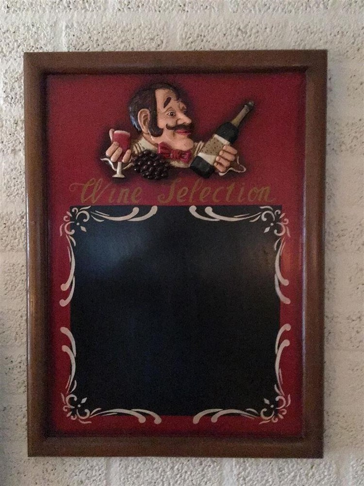 Wandbord hout met tekst:-Wine Selection- wijn- - Afbeelding 8