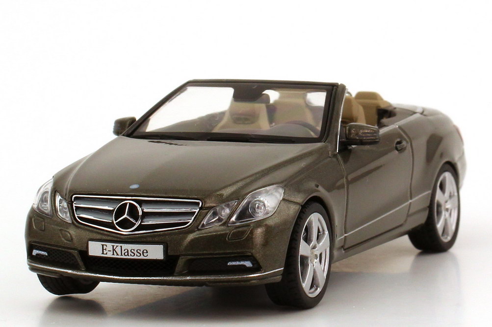 1:43 Schuco Mercedes E Cabrio A207 2010 stannitgrau-metallic - Afbeelding 3