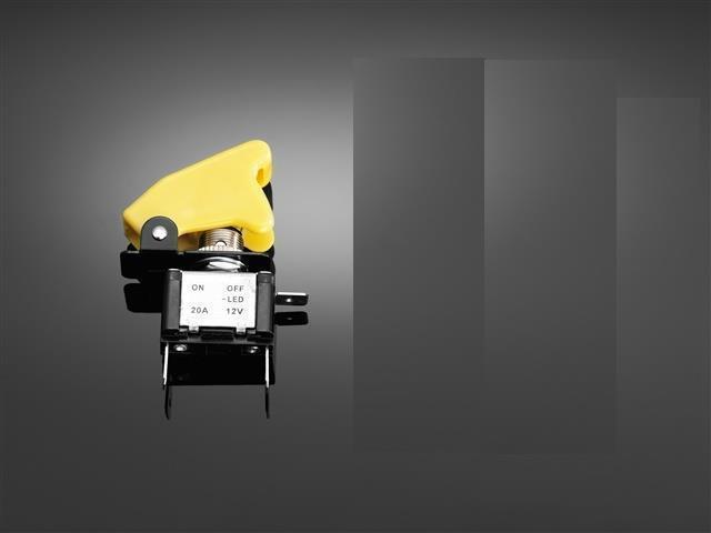 Jet fighter schakelaar Geel Cover 12 volt (68-202k) - nr. 1