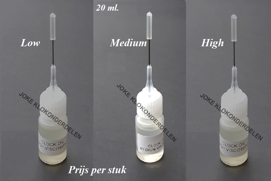 == Clock oil = kwaliteit = 20 ml.=417066