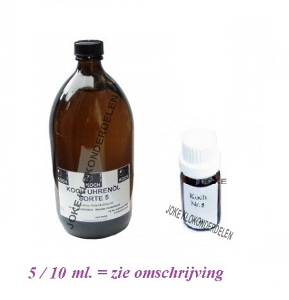 = Koch nr 5 = klokolie = 5 /10 ml.=41731