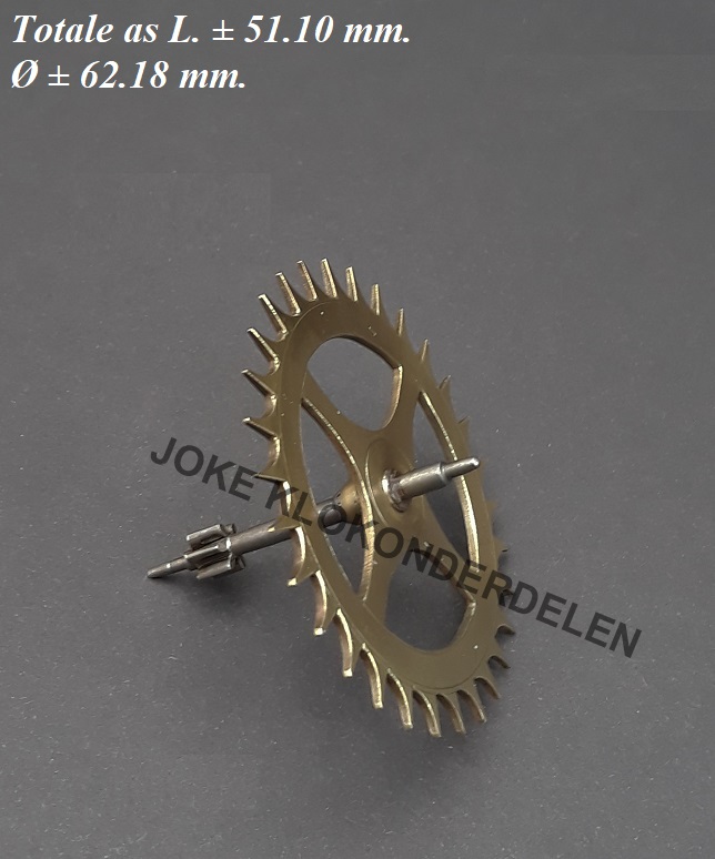 == Ankerrad = Friese staartklok = oud = 42495