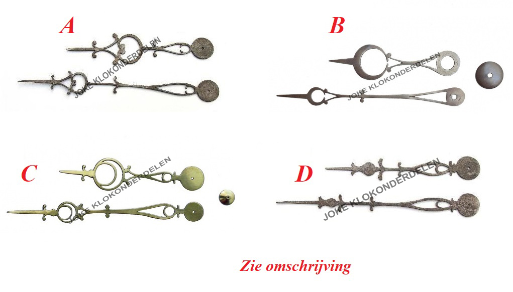 = Engelse staande klokwijzers =42117