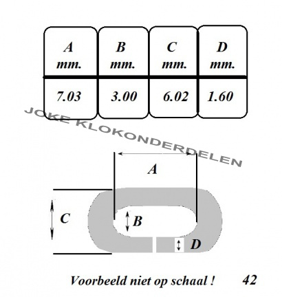 == Klokketting = Engelse klok =41815 - Afbeelding 4