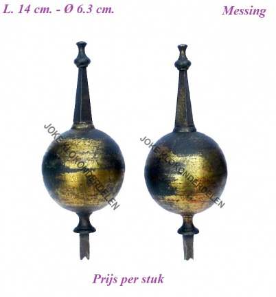 = Antieke kloktol = messing =37614