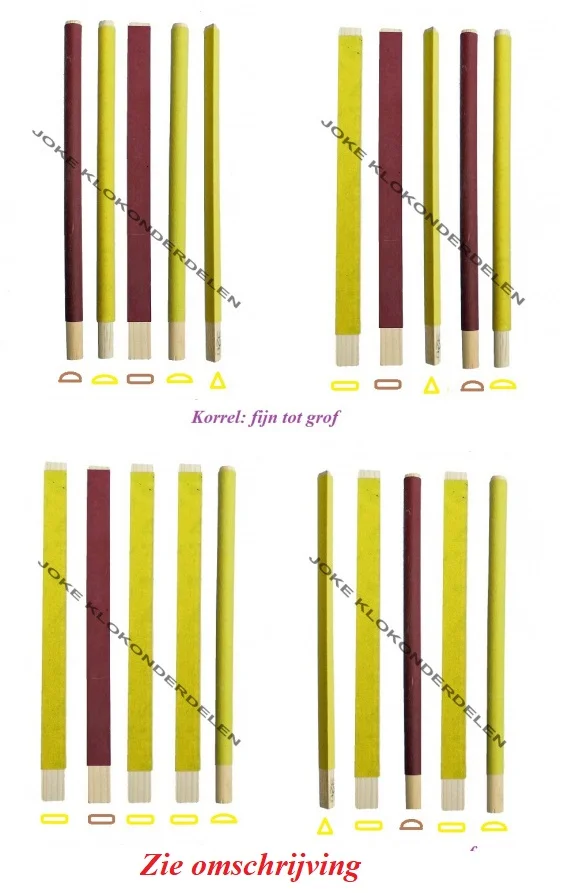 = Assortiment 5 Schuurlatjes =42068