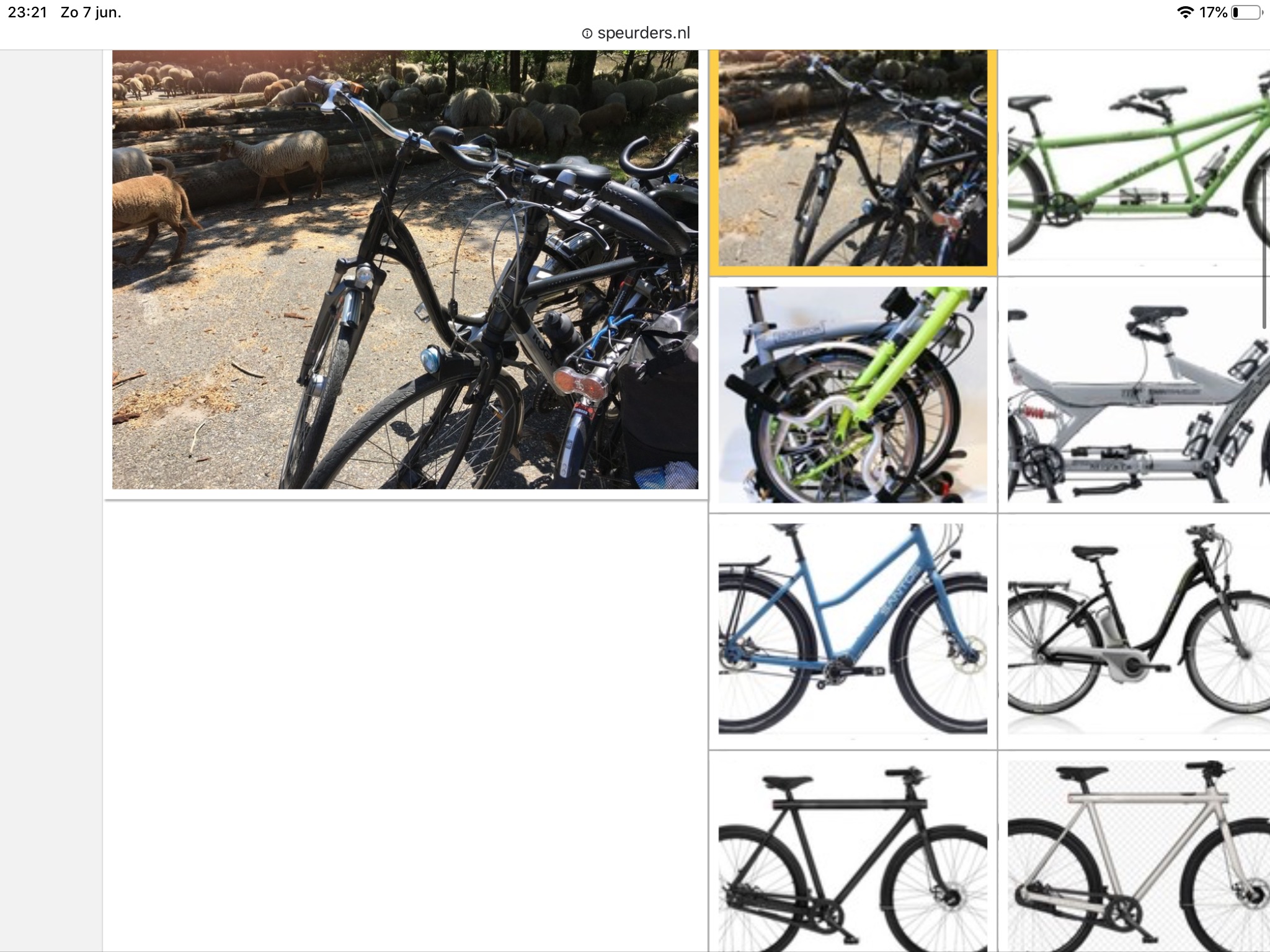 We zoeken iemand die Fietsen kwijt moet wat u op tekst leest foto