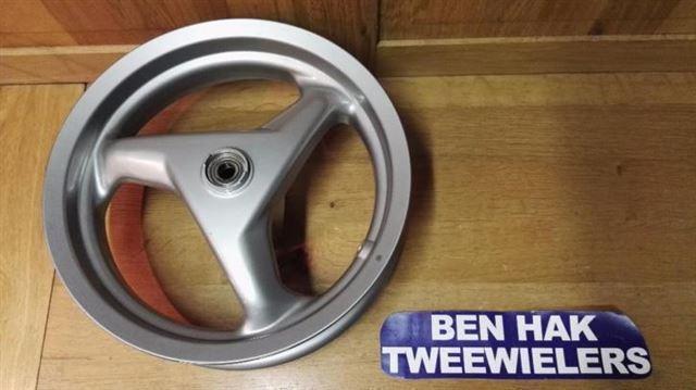 Voorwiel Velg Peugeot Scooter 2-tact Origineel Peugeot Zilver - nr. 1
