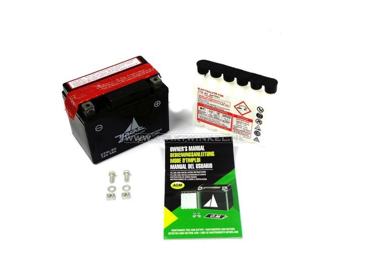 Scooter Accu Yacht 12 volt 12v Onderhoudsvrij 12v 4 amp - nr. 1