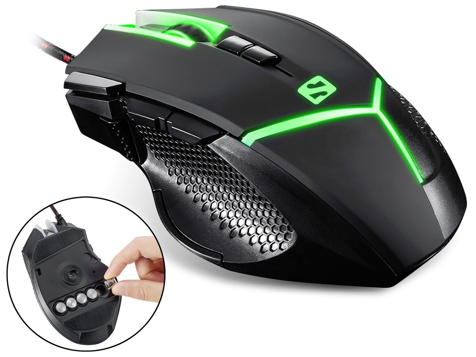 Destroyer FlexWeight Mouse comfortabel bij lange gamesessies - Afbeelding 2