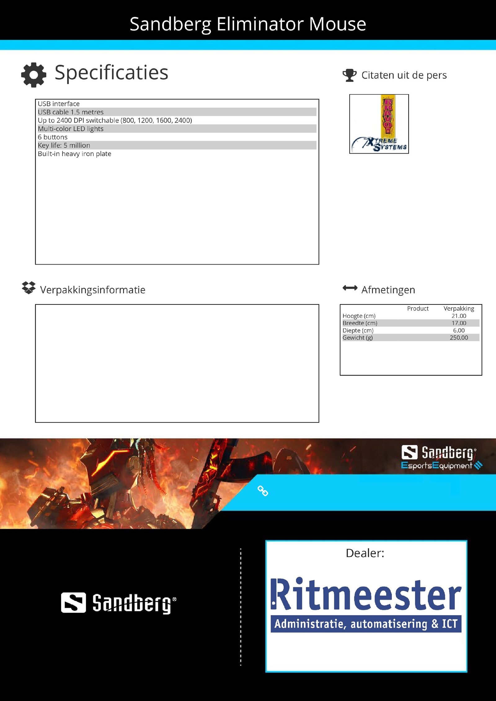 Eliminator Mouse Een must voor uw gaming opstelling! - Afbeelding 3