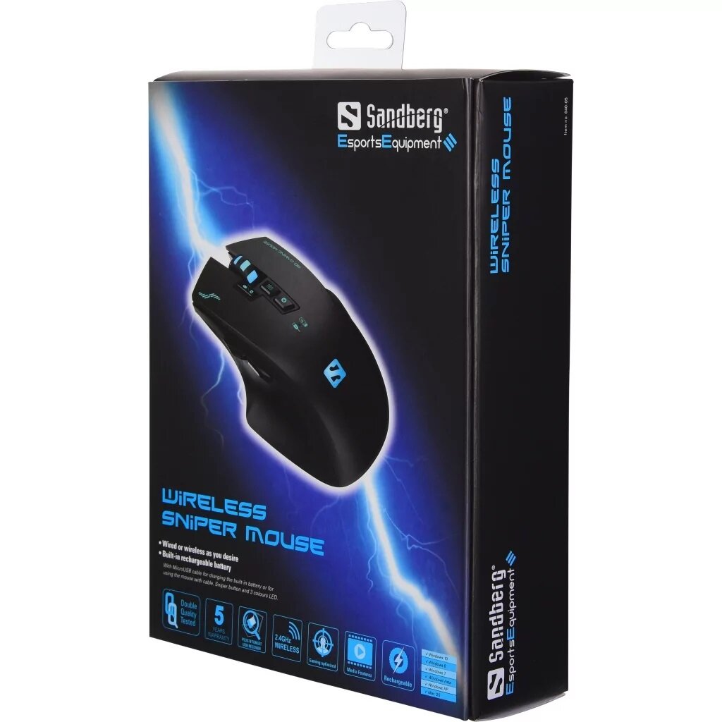 Wireless Sniper Mouse met of zonder de kabel - Afbeelding 5