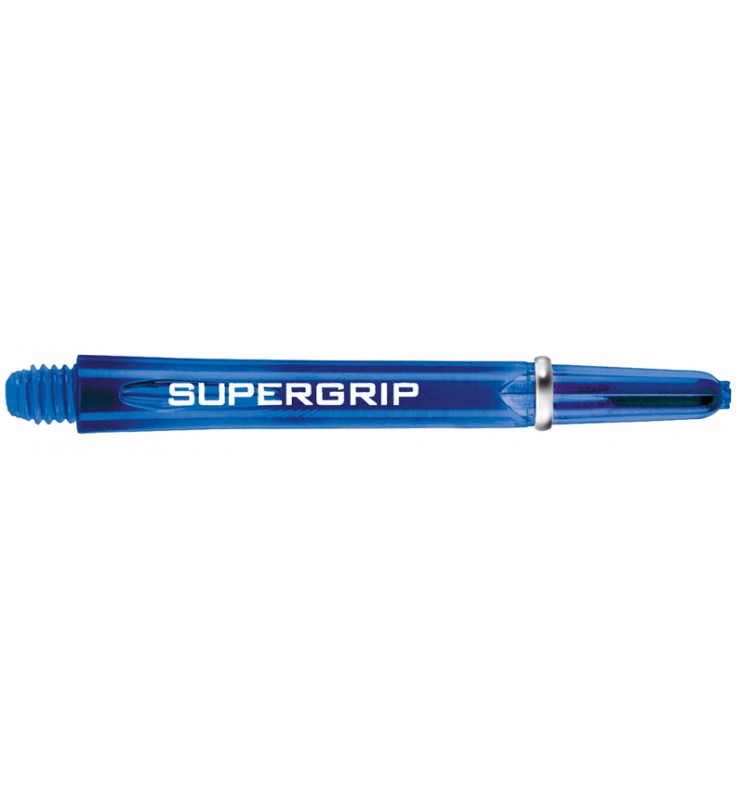 Harrows supergrip shafts 2BA medium, inbetween of short blauw - nr. 1
