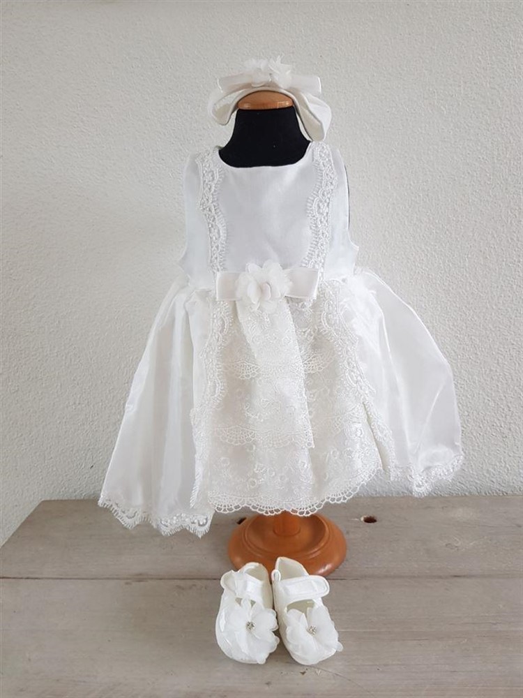 56 bruidsmeisje jurk doop kleding verjaardags feestjurkje 49 - Afbeelding 7
