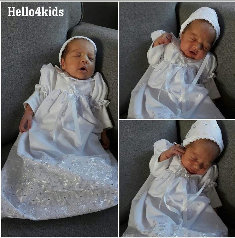 doop vestje brudsmeisje baby doopjurkje bruidsmeisjesjurk - Afbeelding 7