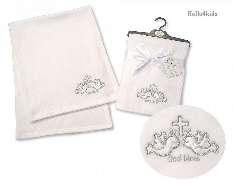 witte doop deken heilig kruis doopdeken doopkleding - Afbeelding 5