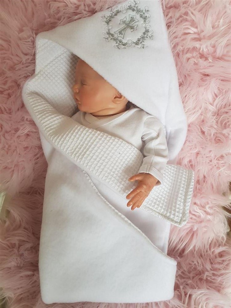 maxi coxi deken wikkeldoek doop doopdeken doopkleding wafel - nr. 1