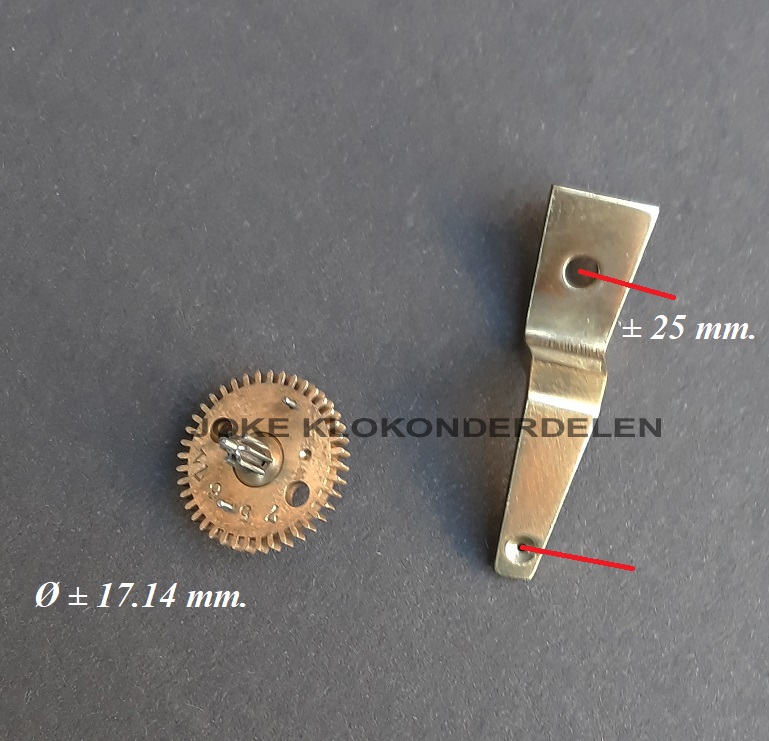 = Onderdeel gewicht regulateur =42540