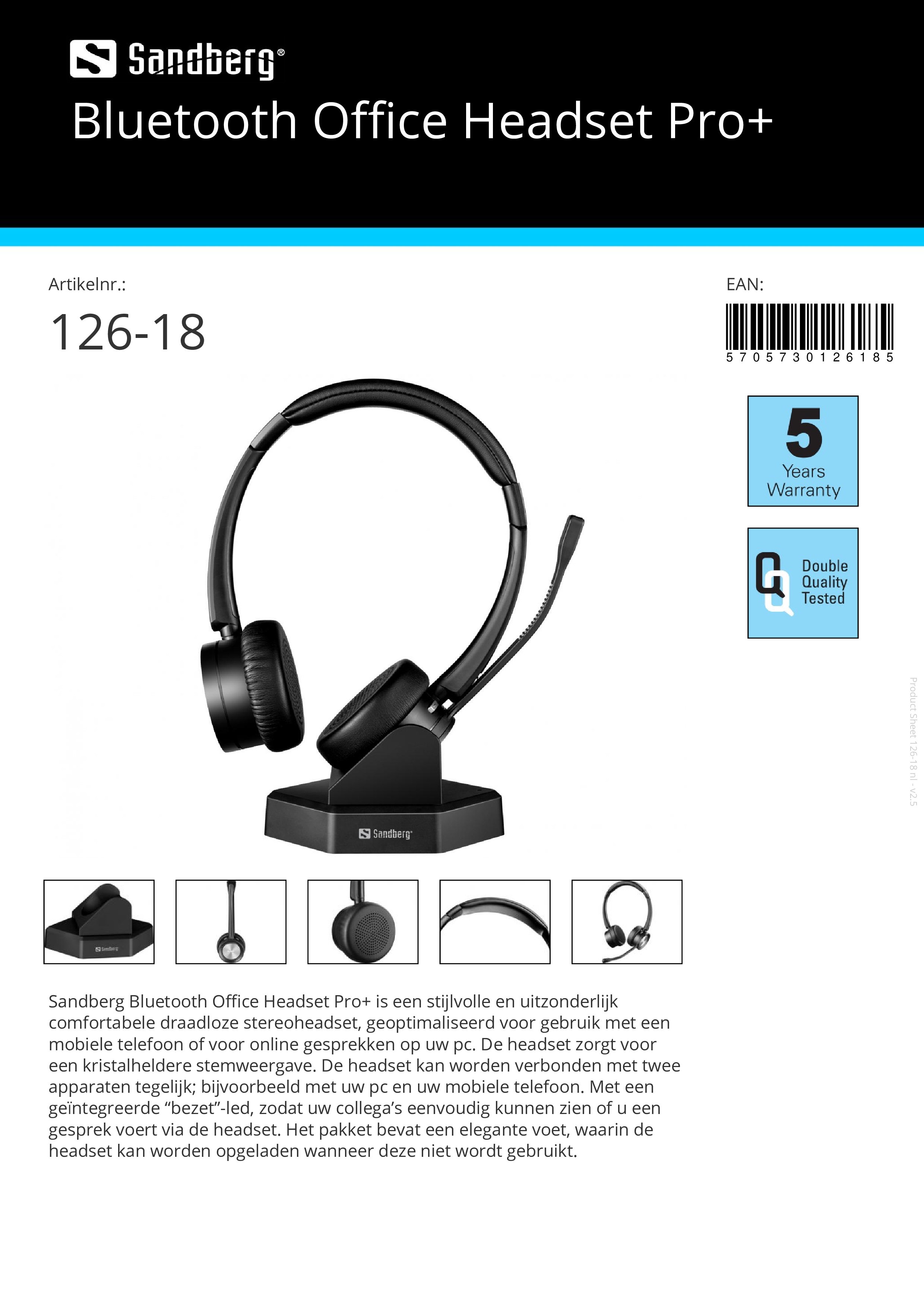 Bluetooth Office Headset Pro+