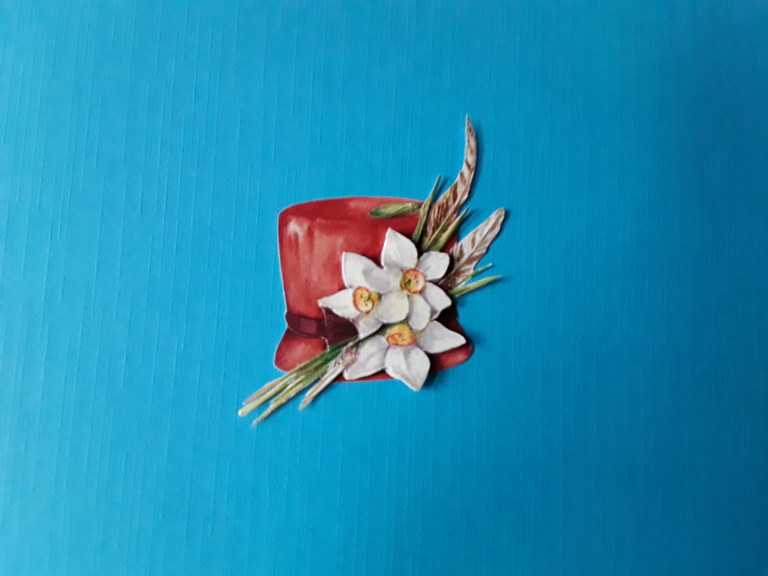 1 hoed en bloemen - nr. 1