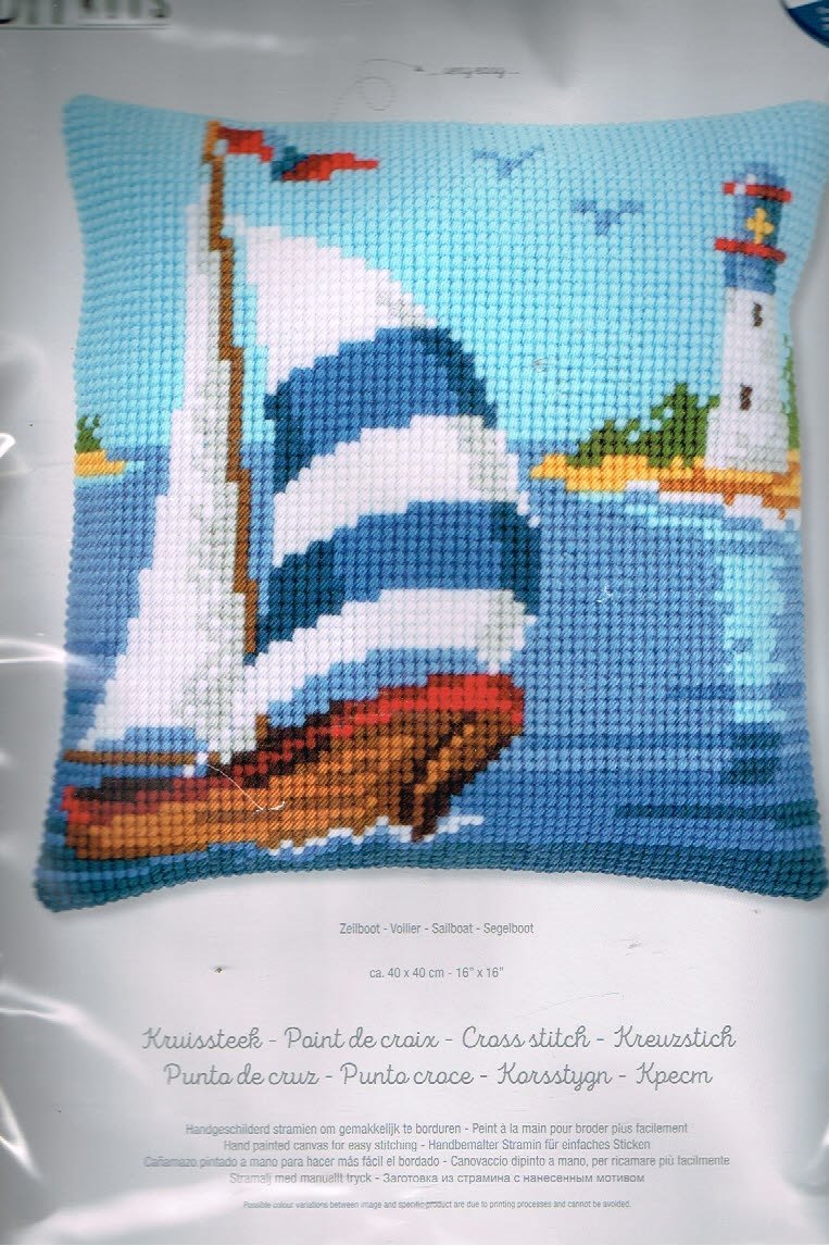 VERVACO BORDUURPAKKET KUSSEN, ZEILBOOT 418