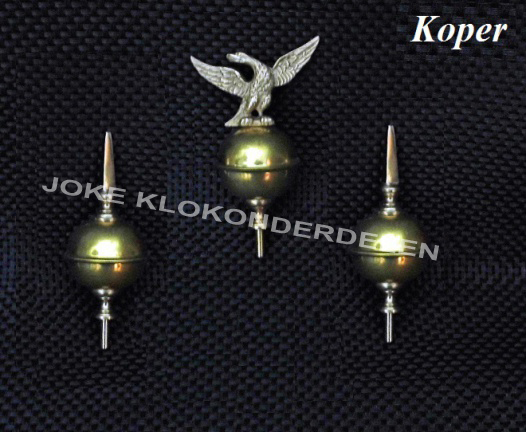 = 3 Klok tollen = messing =24750