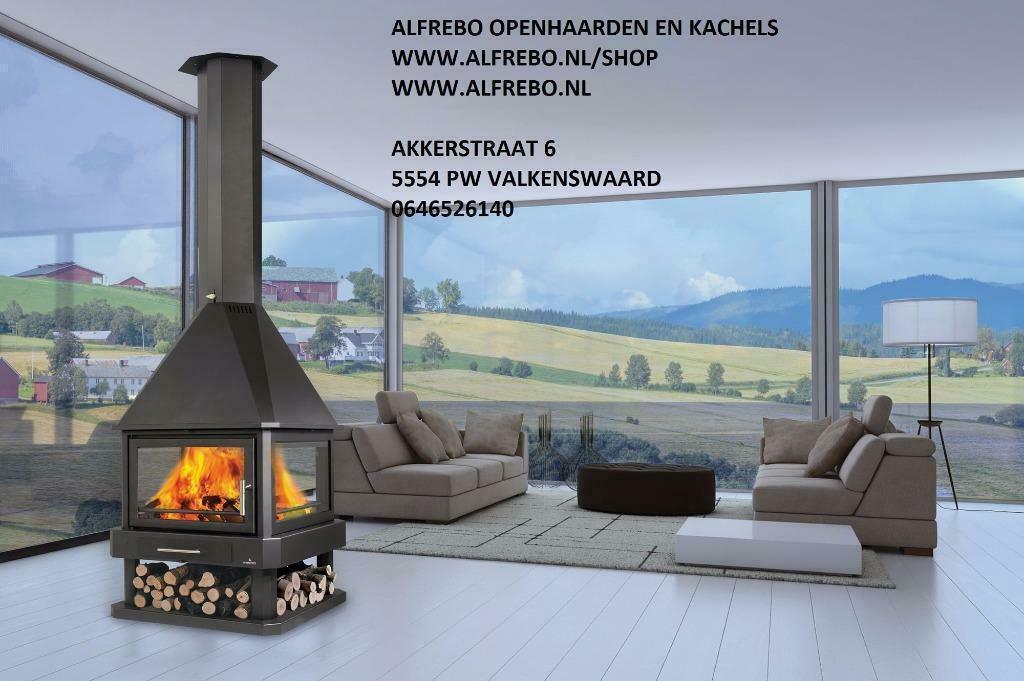 Terras-Vloerhaard Serre Houthaard Vloerkachel sfeerhaard