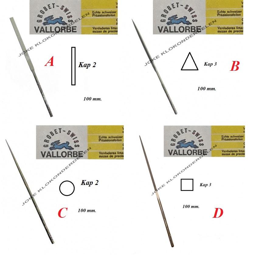 1e Kwaliteit precisie naaldvijl = Vallorbe Swiss=42014