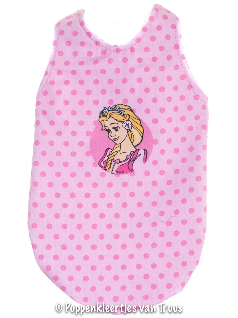Corolle 30 cm Slaapzak Assepoester roze/stippen