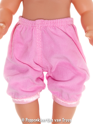Baby Born Badpopje 32 cm Topje met broekje roze/wit - Afbeelding 4