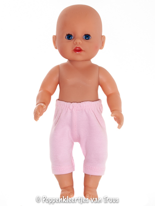 Baby Born Badpopje 32 cm Jurksetje roze/groene hartjes - Afbeelding 3