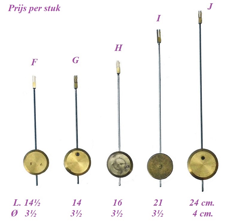 = Franse pendule slinger =41844