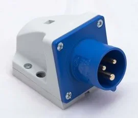 PCE CEE 16A 3-polig opbouw wanddoos stekker IP44 230V AC - nr. 1