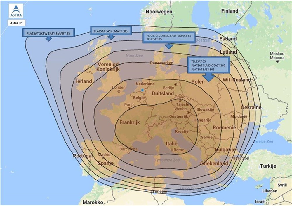 Teleco Upgrade Set TELESAT 65cm naar 85cm - Afbeelding 2