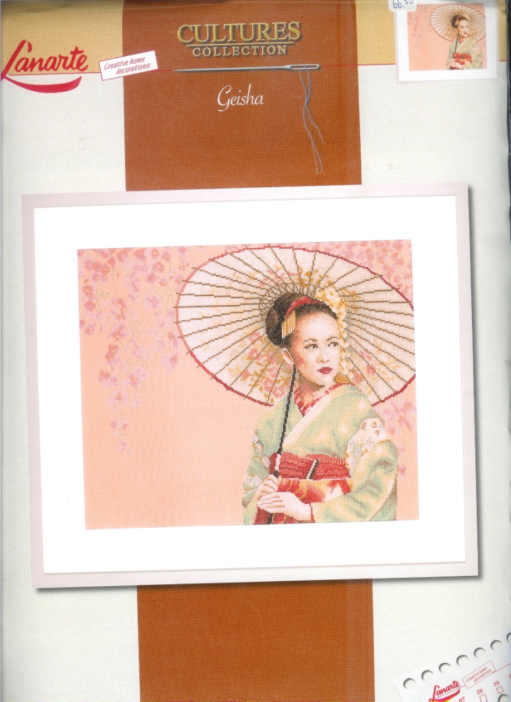 AANBIEDING LANARTE GROOT BORDUURPAKKET GEISHA 34968