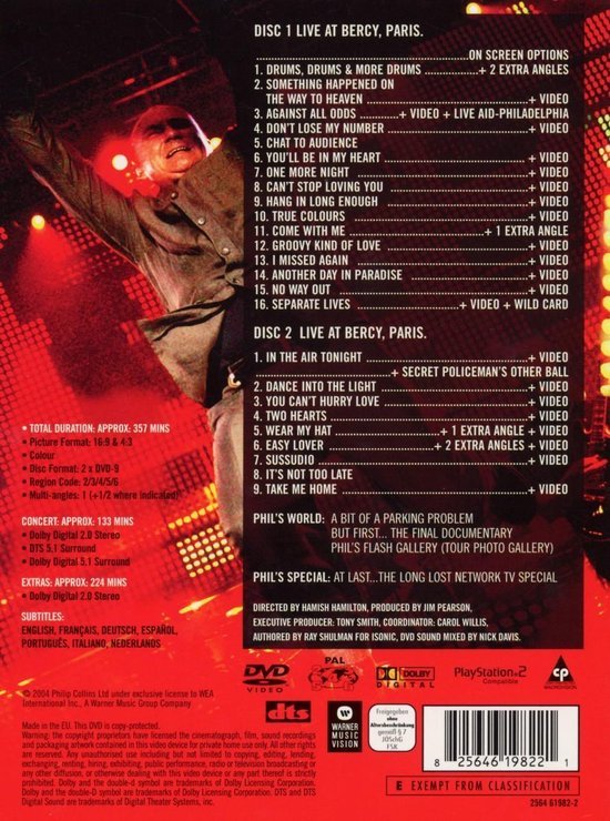 MUZIEK DVD - Phil Collins - First Farewell Tour - Afbeelding 2