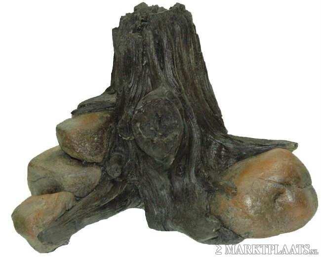 Sier-element voor Aquarium "Root/Stone" 27x41cm - Afbeelding 2
