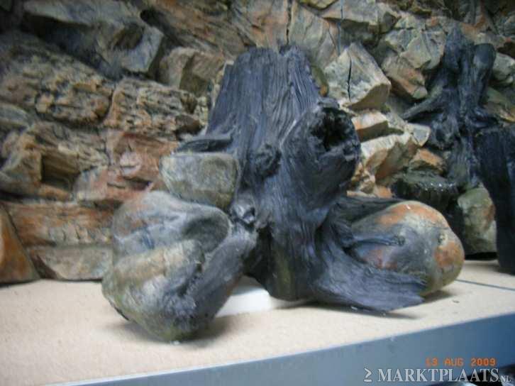 Sier-element voor Aquarium "Root/Stone" 27x41cm - Afbeelding 3