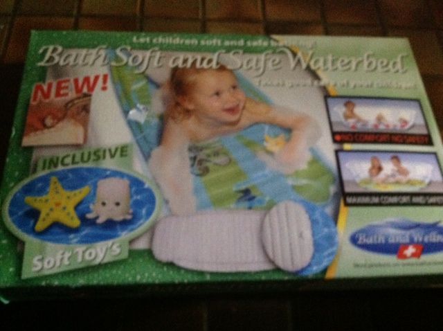Kinder veilig, waterbed, voor in bad - met speeltjes - zie beschrijving foto 2 - nr. 1