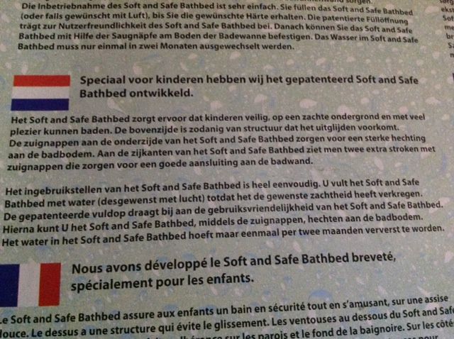 Kinder veilig, waterbed, voor in bad - met speeltjes - zie beschrijving foto 2 - Afbeelding 2